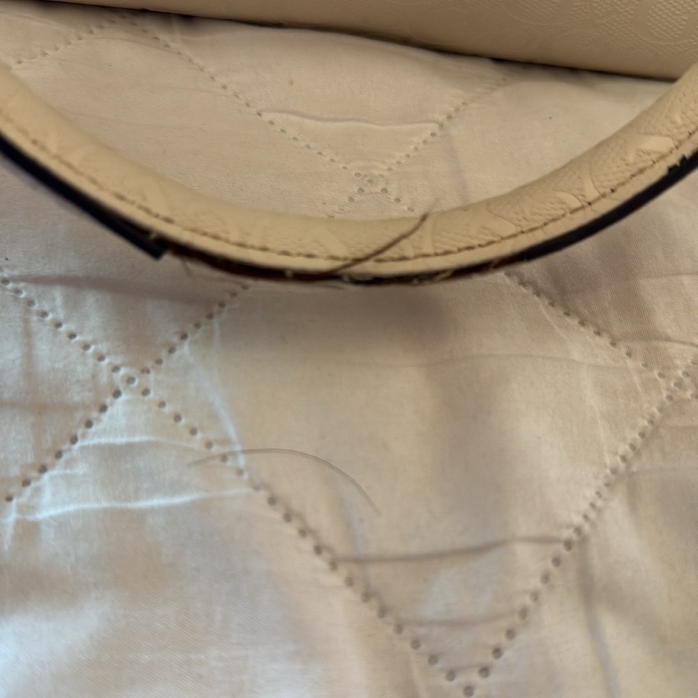GUESS Beige Satchel with Pouch - Picture 9 of 9